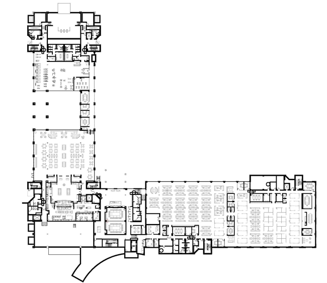 Saint Gobain CertainTeed North American Headquarters First Floor Plan